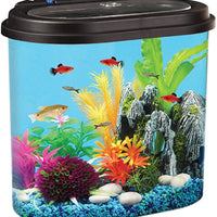 Koller Products AquaView - Tanque de pescado (4.5 galones, filtro de potencia, iluminación LED - BESTMASCOTA.COM