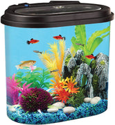 Koller Products AquaView - Tanque de pescado (4.5 galones, filtro de potencia, iluminación LED - BESTMASCOTA.COM