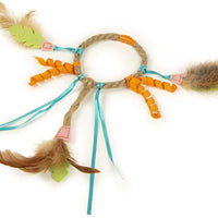 SmartyKat Dream Dangler Jute and Feather Cat Toy - BESTMASCOTA.COM