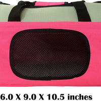 reelok portátil suave para aerolínea aprobado perro portador de mascota Bolsa de viaje mascota casa cómoda rosa para gatos, cachorros y animales pequeños - BESTMASCOTA.COM
