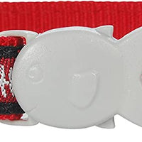 Red Dingo Diseñador gato collar, Fishbone, color rojo - BESTMASCOTA.COM