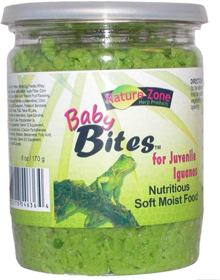 Naturaleza Zona Juvenile Iguana baby Bites 6oz - BESTMASCOTA.COM