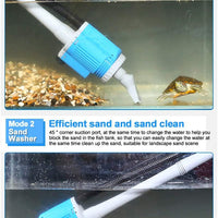 Upettools - Limpiador de grava para acuario, eléctrico, automático, extraíble, cambio de agua, filtro de arena y algas, 110 V/28 W - BESTMASCOTA.COM
