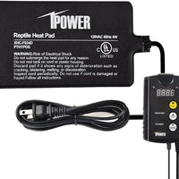 iPower - Juego de almohadilla de calor y termostato digital para reptiles - BESTMASCOTA.COM