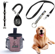 Starroad-tim - Juego de 4 timbres ajustables para cachorros, bolsa de entrenamiento para perros, silbato para controlar la parada de ladridos y entrenamiento de mascotas, 4 unidades (color negro) - BESTMASCOTA.COM