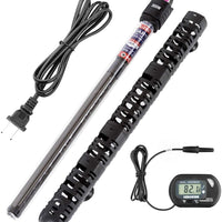 Calentador de acuario sumergible de 300 W, 150 W, 50 W, calentador de termostato automático con succión, LED pequeña pantalla de temperatura pequeña para acuario, calentador de pecera para agua de pecera - BESTMASCOTA.COM