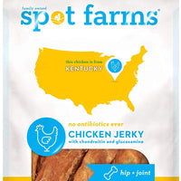 Spot Farms golosinas para perros de grado humano natural, jerky de pollo para cadera y articulación, 12 onzas - BESTMASCOTA.COM