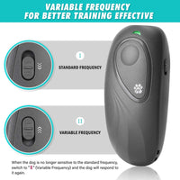 Variable Frequency Anti Bark Device for Dog,Ultrasonic Dog Bark Deterrent,2 in 1 Dog Bark Control Device，16.4 Ft Range LED Indicator,100% Safe Handhold Dog Training Tool Barking Behavior Trainer - BESTMASCOTA.COM