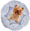 Esceneral Cama para mascotas para gatos y perros, tela suave de PV de calentamiento automático, cama para gatos de lino duradero y cama para perros pequeños - BESTMASCOTA.COM