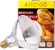 UVA UVB Bombilla de vapor de mercurio – 100 W Bombilla de simulación solar de alta intensidad UVA UVB luz de calor bombilla Reptil de uso anfibio (bombilla de vapor ercury) - BESTMASCOTA.COM