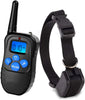 Runpettee - Collar de entrenamiento para perro, totalmente impermeable, recargable, con vibración, golpes, tono y retroiluminación LCD, collar electrónico de choque de Vibra, XL - BESTMASCOTA.COM