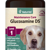 NaturVet – Glucosamine DS - Level 1 Maintenance Care – Preventative Care to Maintain Healthy Cartilage & Joint Function – Enhanced with Glucosamine & Chondroitin – for Dogs & Cats - BESTMASCOTA.COM