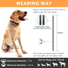 Collar de corteza actualizado para perro grande pequeño, 2019 automático recargable de choque collar para perros resistente al agua, control de ladridos para perros y dispositivos de disuasión para exteriores en interior, collares E para perros, antiladri - BESTMASCOTA.COM