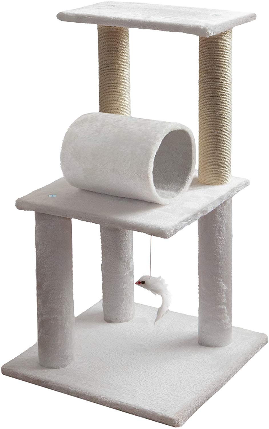 Cat Tree Condo Tower Post for Indoor Cats - Kitty House Furniture Trees and Towers for Climbing and Scratching - BESTMASCOTA.COM