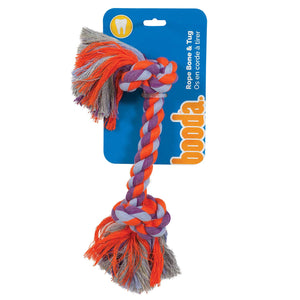 Aspen/Booda Corporation DBX50774 2-Knot Rope Bone Dog Toy, X-Large - BESTMASCOTA.COM