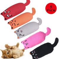 Bojafa Cat Catnip Juguetes para Gato Juguete Masticar Dientes Limpieza - Almohada Creativa Rasguño Mascota Catnip Dientes Molienda Masticar Juguetes - BESTMASCOTA.COM