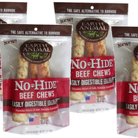 Masticables de carne de vacuno Earth Animal sin ocultar, 7.0 in cada uno - BESTMASCOTA.COM
