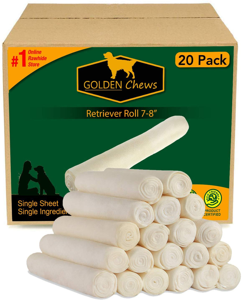 Retriever rollo 7-8 pulgadas. Extra grueso. - BESTMASCOTA.COM