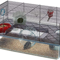 Ferplast Jaula para hámster, negra - BESTMASCOTA.COM