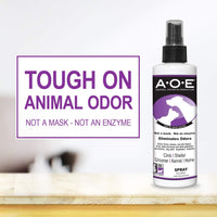 Spray eliminador de olores de animales de A.O.E, limpiador y desodorizante para mascotas y orina para uso directo en perros y gatos - BESTMASCOTA.COM
