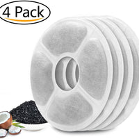 MOSPRO - Filtros de repuesto de carbono para fuente de mascotas, 6 paquetes de filtros de tecnología de carbono concentrado para dispensador automático de agua de flores Mospro para gatos y perros - BESTMASCOTA.COM