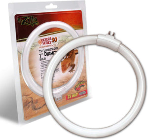 Zilla 11486 7-Inch circular Desierto 50 UVB foco fluorescente, 23-watt - BESTMASCOTA.COM