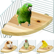 Borange - Soporte de madera para pájaros de perca, soporte de loro, jaula de juego, accesorios para pequeños ánimos, ratas, hámster, gérboles, ratas, ratones, pájaros de amor - BESTMASCOTA.COM