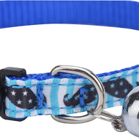 bingpet 2 Pcs/set Nylon personalizado Cat Breakaway Collar ajustable con Bell - BESTMASCOTA.COM