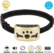 TOTIE Dog Bark Collar -7 Adjustable Sensitivity and Intensity Levels-Dual Anti-Barking Modes Rechargeable/Rainproof/Reflective -No Barking Control Dog Shock Collar for Small Medium Large Dogs - BESTMASCOTA.COM