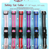 PUPTECK - Collar reflectante para gato, 6 unidades, con campana - BESTMASCOTA.COM