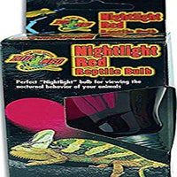 Zoo Med Nightlight Rojo Reptil foco 100 W, Negro/Gris - BESTMASCOTA.COM