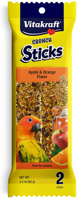 Vitakraft Conure – Varillas de tratamiento, manzana y naranja – 0.32 oz - BESTMASCOTA.COM