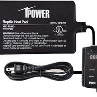 iPower Terrarium Reptil calentador de territorio bajo tanque calentador esterilla con termostato digital - BESTMASCOTA.COM