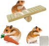 YUEPET Chinchilla Toys Guinea Pig Gerbil Rat Hamster Chew Toys Accessories Natural Wooden Seesaw Ladder Teeth Care Molar Toy for Bunny Rabbits Gerbils (Pack of 10) - BESTMASCOTA.COM