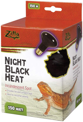 Zilla foco de calor incandescente, Negro (Night Black) - BESTMASCOTA.COM