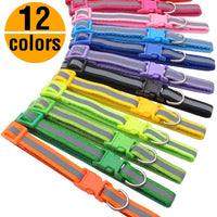 YOY 12 unidades / juego de collares de identificación de cachorros de nailon suave – ajustables reutilizables y lavables, identificación de mascotas para criadores, cuello de 8 a 13 pulgadas - BESTMASCOTA.COM