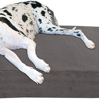 Big Barker 7" Pillow Top Orthopedic Dog Bed for Large and Extra Large Breed Dogs (Headrest Edition) - BESTMASCOTA.COM