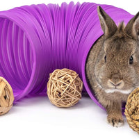Niteangel Fun Tunnel - Juego de 3 pelotas para cobayas, chinchillas, ratas y conejos enanos - BESTMASCOTA.COM