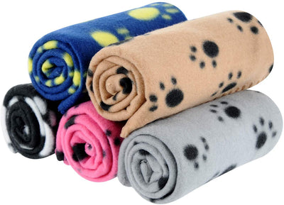Lovely Pet Huellas de forro polar mantas para perros gatos animales - BESTMASCOTA.COM