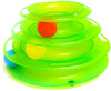 Juguete de pelota interactivo para gatos – Pelota de 3 niveles para múltiples gatos o gatos individuales – divertido juego de pista para gatitos a gatos y edades - BESTMASCOTA.COM