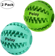 dingtai Juguete Pelota para perros diente limpieza Dog Toy bolas para Pet Pack de 2 NO Tóxico goma suave silicona - BESTMASCOTA.COM