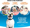 SparklyPets Collar de corteza de perro humano, 2 unidades, collar de entrenamiento antiladridos | vibrante, sin parar los golpes, ladridos para perros pequeños medianos y grandes | Corrector de mascotas mejorado 2019 (blanco y negro, 2 unidades) - BESTMASCOTA.COM