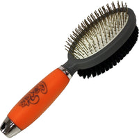 Alfiler de doble cara profesional y cepillo de cerdas para perros y gatos por GoPets peine de limpieza limpia mascotas mudando, para pelo corto, mediano o largo - BESTMASCOTA.COM