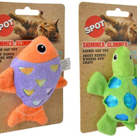 Ethical Pet Shimmer-Glimmer Catnip Cat Toy Bundle: Pescado y tortuga, varios colores - BESTMASCOTA.COM