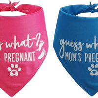 ¿Adivina qué? My Mom is Pregnant - Bandana para perro (2 unidades) - BESTMASCOTA.COM