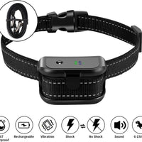 Zenvey - Collar antiladrido con detección inteligente para evitar ladridos con 3 modos de entrenamiento, vibración/choque 9 sensibilidad ajustable, cuello de obediencia para perros pequeños, medianos, grandes y estúpidos (10 a 120 libras) - BESTMASCOTA.COM