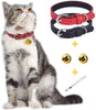 Lumimi - Collar para gato, collar para cachorro, piel auténtica, longitud ajustable, fácil de limpiar, duradero y seguro, incluye cascabel y perforador, multicolor - BESTMASCOTA.COM