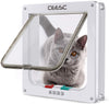 CEESC Puerta magnética para gato con 4 vías de bloqueo para gatos, gatitos y gatitos, 3 tamaños y 2 opciones de colores - BESTMASCOTA.COM