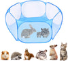 ADOGGYGO - Jaula de conejos para conejos, jaula de conejos con cubierta para animales pequeños, portátil, valla de ejercicio, carpa para mascotas para conejos, hámster, chinchillas, erizos, gatito reptil - BESTMASCOTA.COM