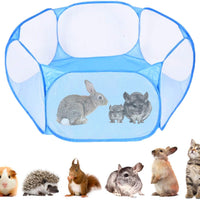 ADOGGYGO - Jaula de conejos para conejos, jaula de conejos con cubierta para animales pequeños, portátil, valla de ejercicio, carpa para mascotas para conejos, hámster, chinchillas, erizos, gatito reptil - BESTMASCOTA.COM